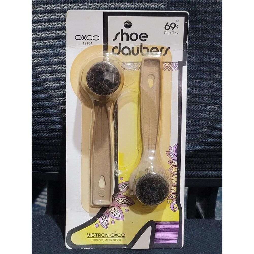 Vintage Oxco Pack Of Two Shoe Daubers